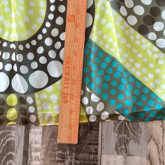 Milly Womens Y2K Mini Dress Retro 60's Style Geometric Polka Dot Mod 100% Silk 8 - Picture 8 of 11
